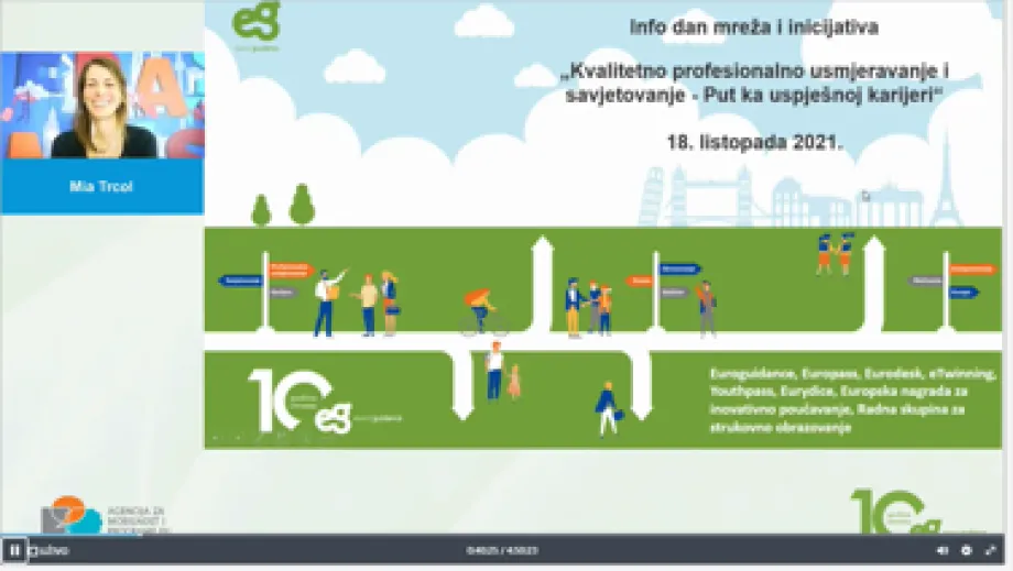 Snimka zaslona Info dana mreža i inicijativa