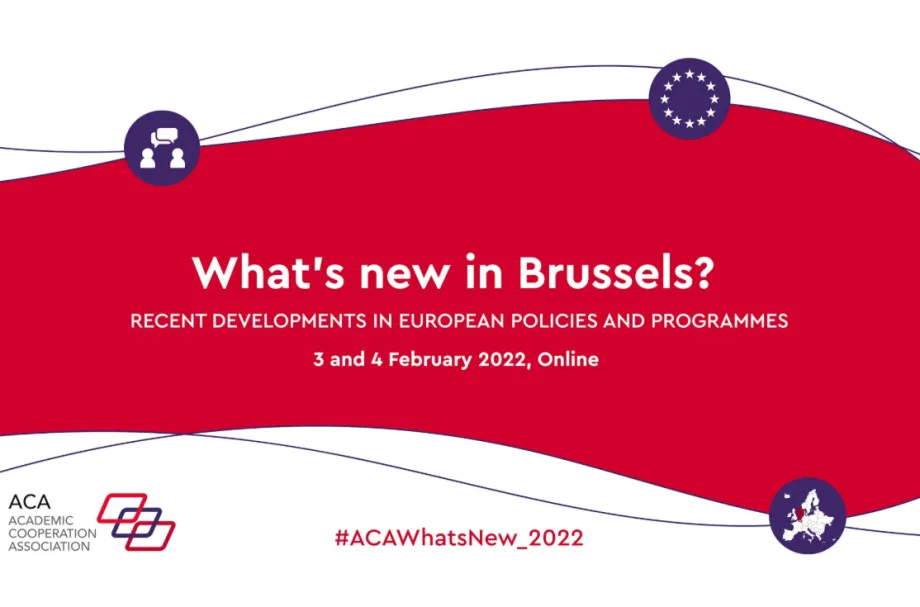 Tekst "What's new in brussels" na crvenoj podlozi