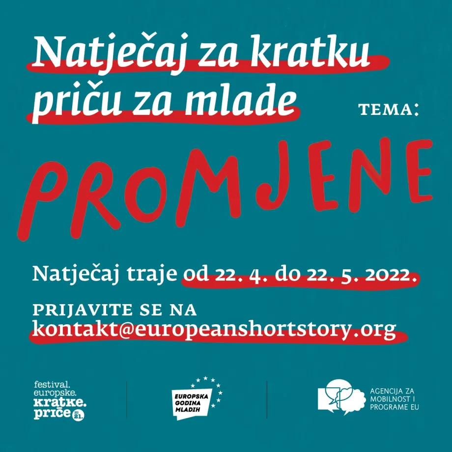 Vizual natječaja za kratku priču za mlade