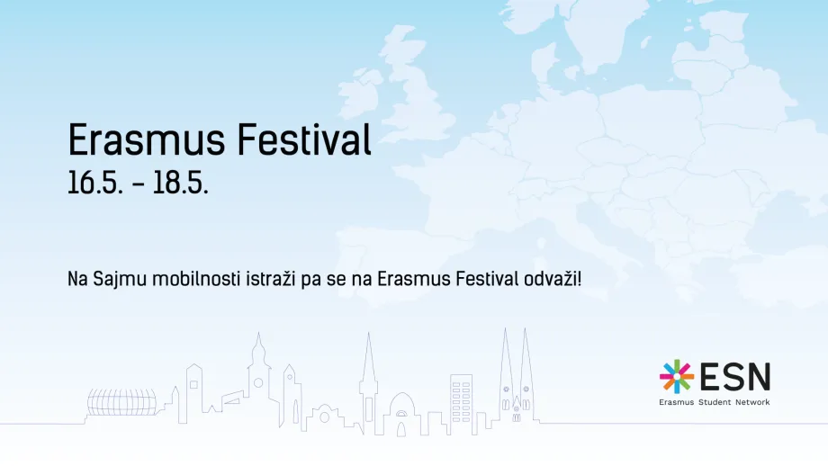 Natpis Erasmus Festival