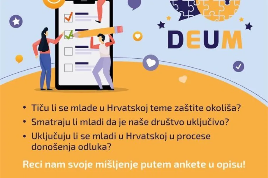 Ilustracija ispunjavanja online ankete