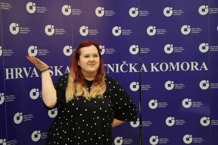 Nevena Kurteš Martinović iz Hrvatske obrtničke komore u svojstvu E+ ambasadorice