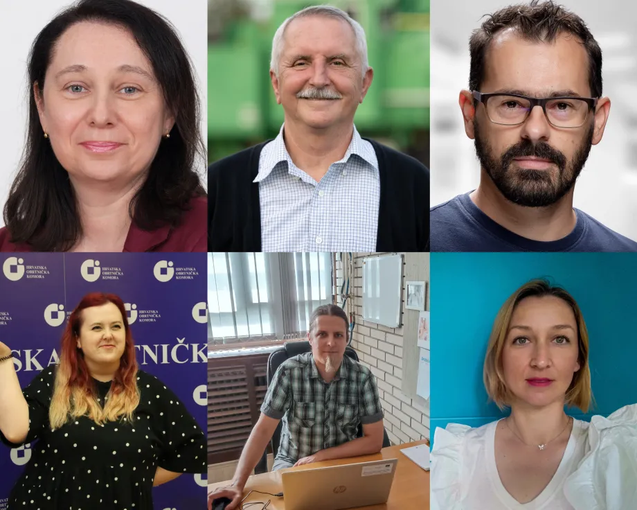 Šestero članova Radne skupine za strukovno obrazovanje