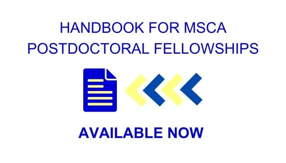 Vizual za Handbook for MSCA Postdoctoral Fellowships