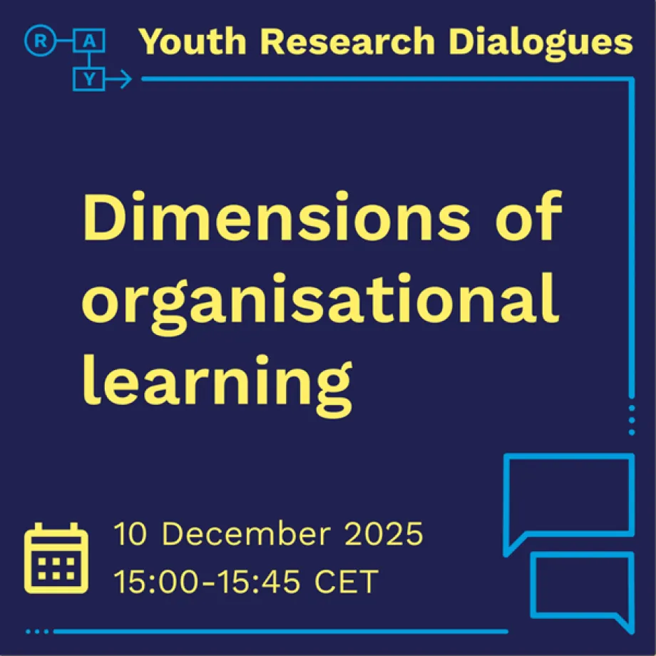 Grafički element s podacima o događanju na engleskom jeziku: Dimensions of organisational learning